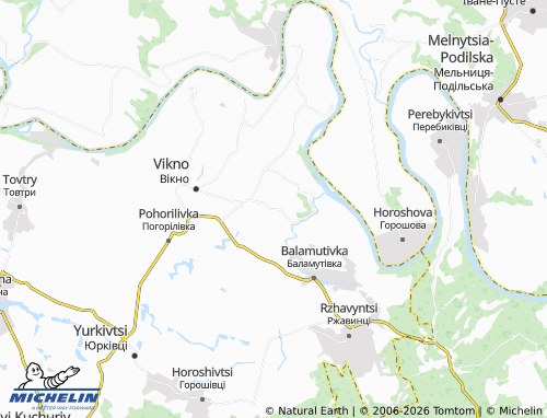 MICHELIN-Landkarte Chornyi Potik - ViaMichelin
