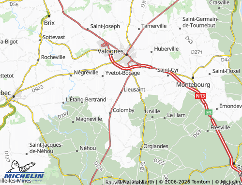 Mapa MICHELIN Lieusaint - ViaMichelin