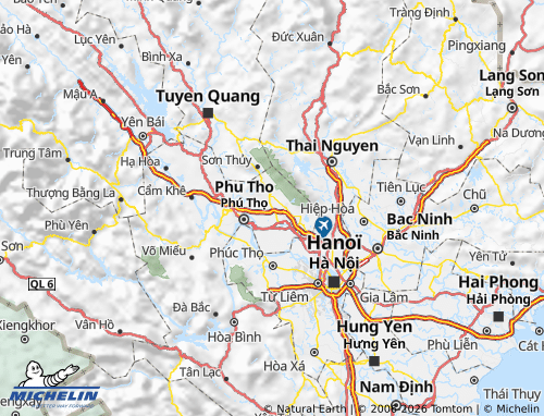 MICHELIN Tam Dương map - ViaMichelin