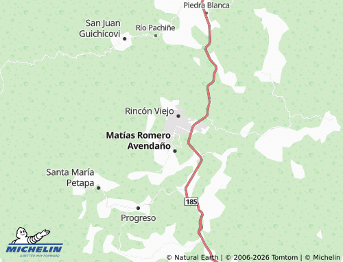 Mappa MICHELIN Pueblo Nuevo - ViaMichelin