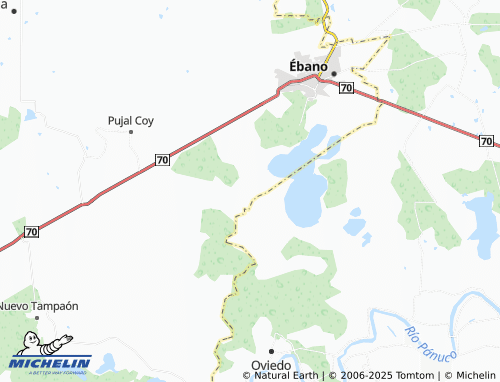 MICHELIN Ajinche Marland map - ViaMichelin