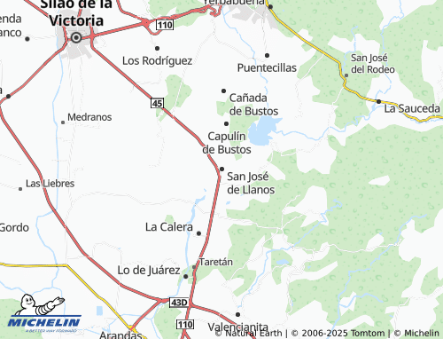 Carte MICHELIN San José de Llanos - ViaMichelin