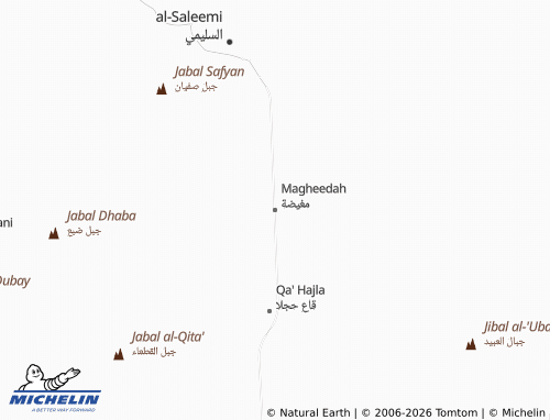 Carte MICHELIN Magheedah - ViaMichelin