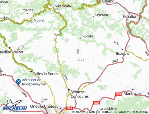 Carte MICHELIN Puech-Gros - ViaMichelin