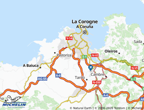 Kaart MICHELIN Mesoiro - ViaMichelin