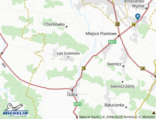 MICHELIN-Landkarte Wietrzno - ViaMichelin