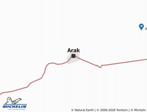 Kaart MICHELIN Arak - ViaMichelin