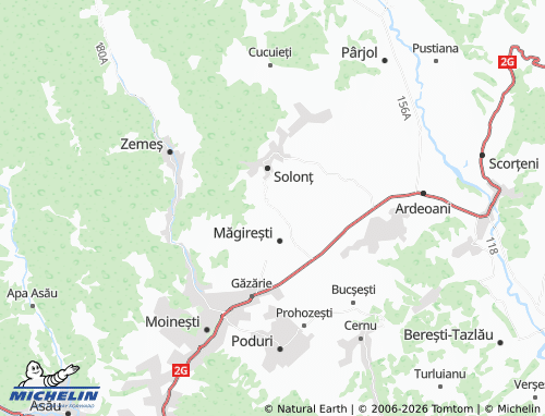 Mapa MICHELIN Stănești - ViaMichelin