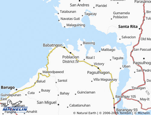 MICHELIN San Ricardo map - ViaMichelin