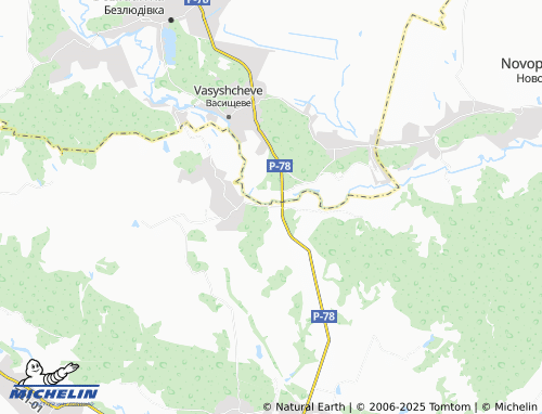 MICHELIN Vodiane map - ViaMichelin