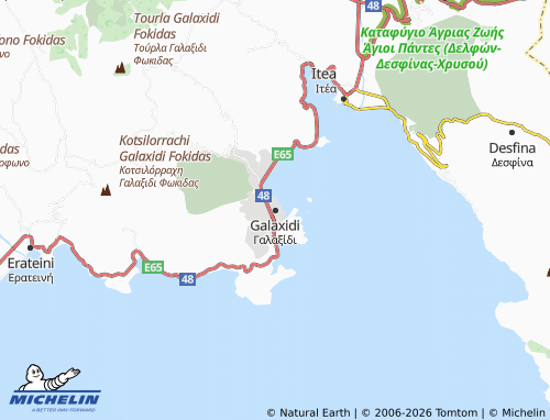 Carte MICHELIN Galaxidi - ViaMichelin