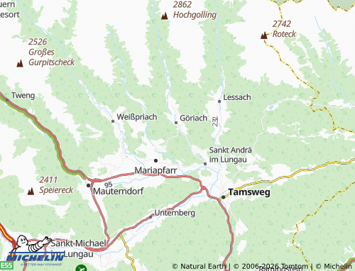 Mappa MICHELIN Fern - ViaMichelin