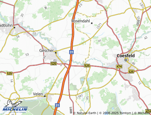 Mapa MICHELIN Tungerloh-Capellen - ViaMichelin