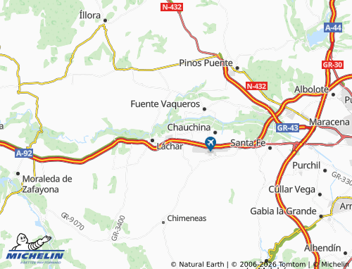 MICHELIN Cijuela map - ViaMichelin