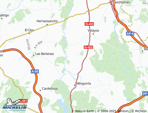MICHELIN Pozanco map - ViaMichelin