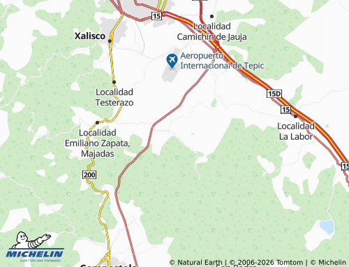 Mappa MICHELIN Localidad La Curva - ViaMichelin