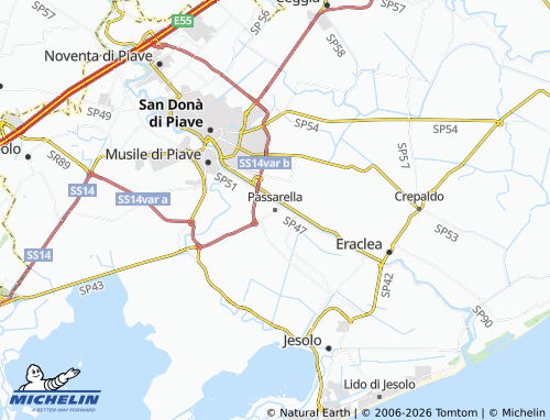 Mapa MICHELIN Passarella - ViaMichelin