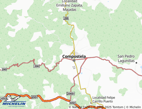 MICHELIN Los Sauces map - ViaMichelin