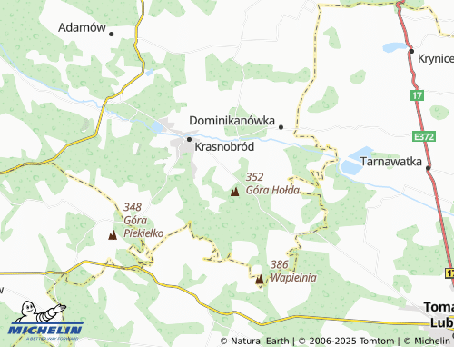Mapa MICHELIN Majdan Wielki - ViaMichelin