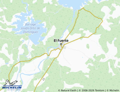 Mapa MICHELIN El Fuerte Centro - ViaMichelin