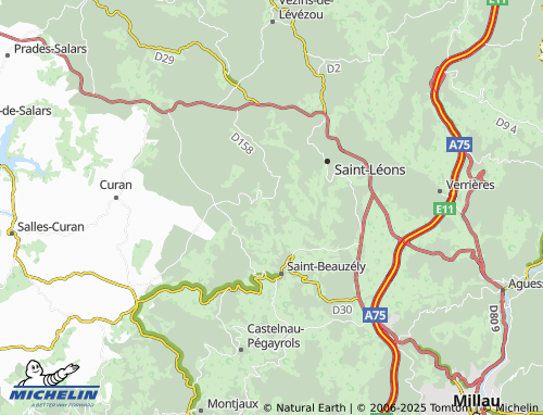 Carte MICHELIN Cougoussac - ViaMichelin