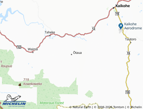 Mapa MICHELIN Ōtaua - ViaMichelin