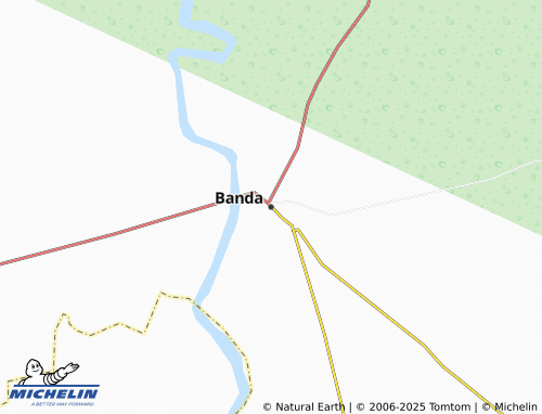 MICHELIN Banda map - ViaMichelin