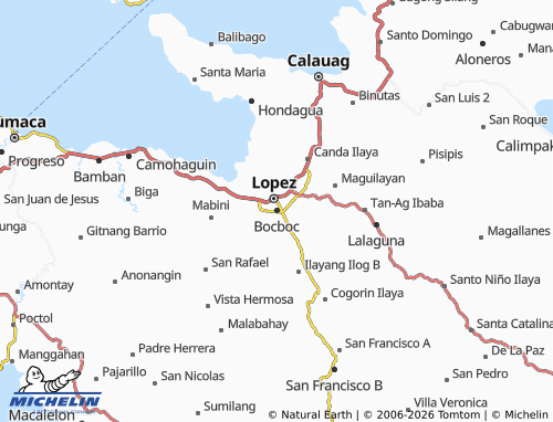 MICHELIN Bocboc map - ViaMichelin