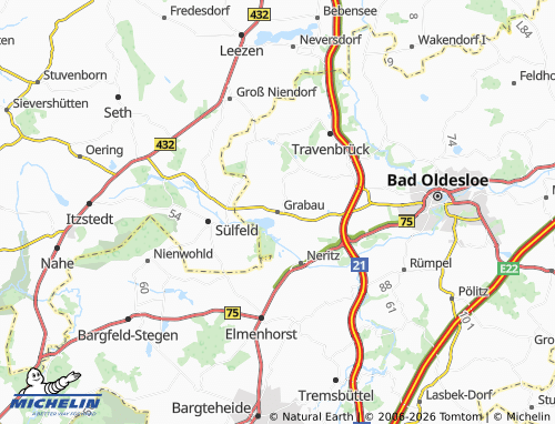 Mapa MICHELIN Grabau - ViaMichelin