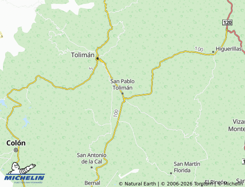 Mappa MICHELIN San Pablo Tolimán - ViaMichelin