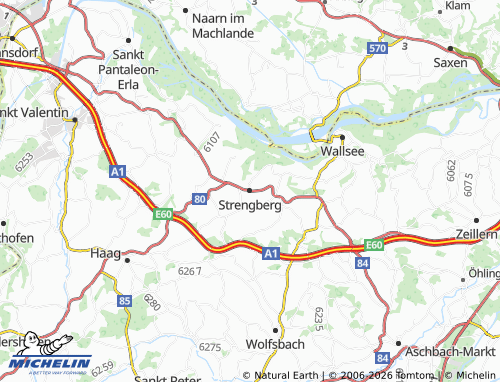 MICHELIN Strengberg map - ViaMichelin