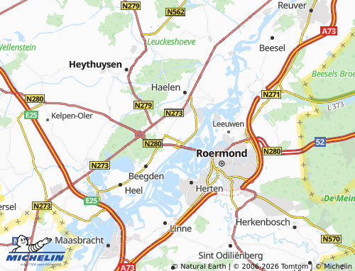 MICHELIN Horn map - ViaMichelin