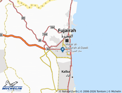 MICHELIN Itihad map - ViaMichelin