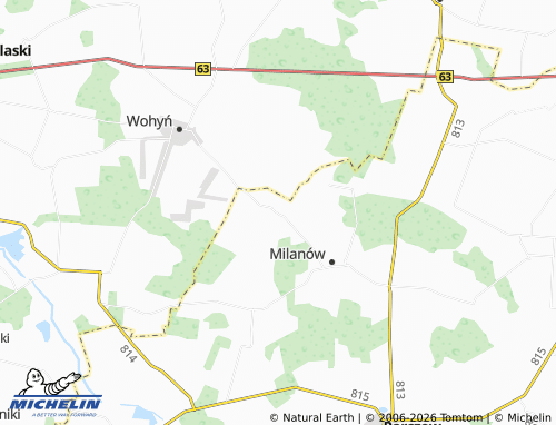 MICHELIN Kopina map - ViaMichelin