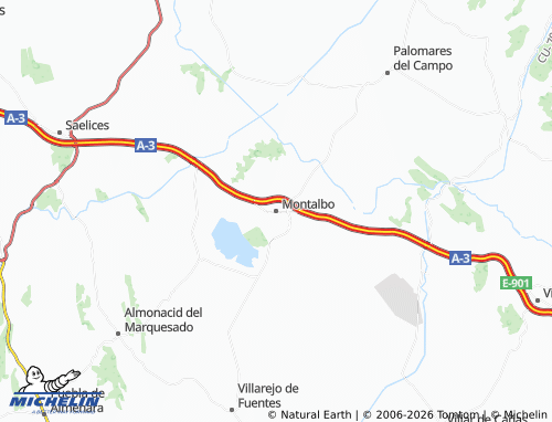 Mapa MICHELIN Montalbo - ViaMichelin