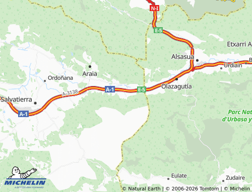 Mapa MICHELIN Andoin - ViaMichelin