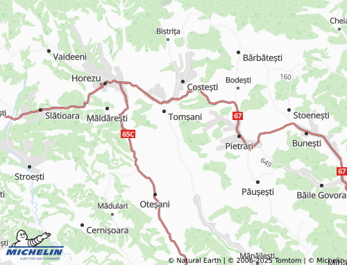 Mapa MICHELIN Chiceni - ViaMichelin
