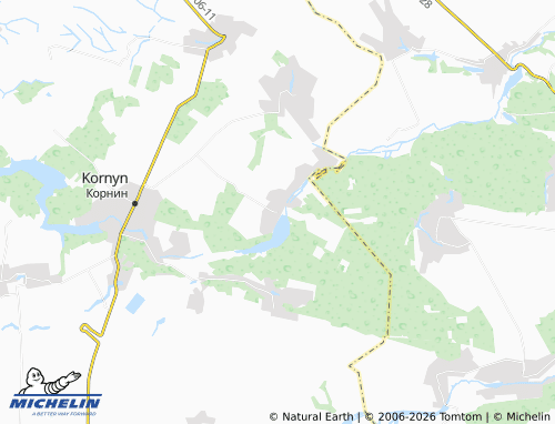 Mapa MICHELIN Sushchanka - ViaMichelin