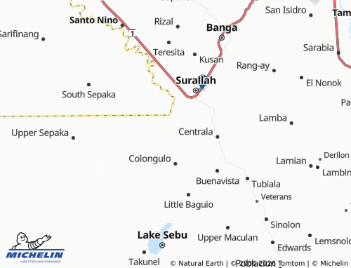 MICHELIN Moloy map - ViaMichelin