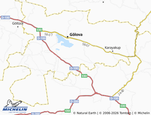 MICHELIN Günalan map - ViaMichelin