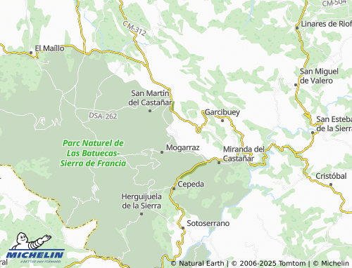 MICHELIN Las Casas del Conde map - ViaMichelin