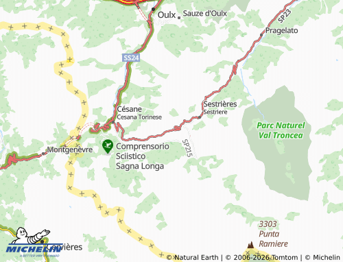 Mappa MICHELIN Champlas du Col - ViaMichelin
