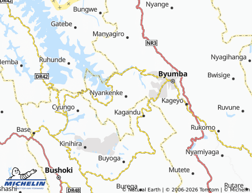 Mapa MICHELIN Nyankenke - ViaMichelin