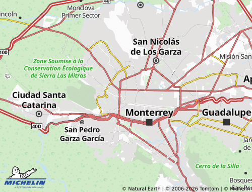MICHELIN Mitras Centro map - ViaMichelin