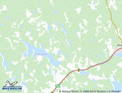 Carte MICHELIN Pitkälä - ViaMichelin
