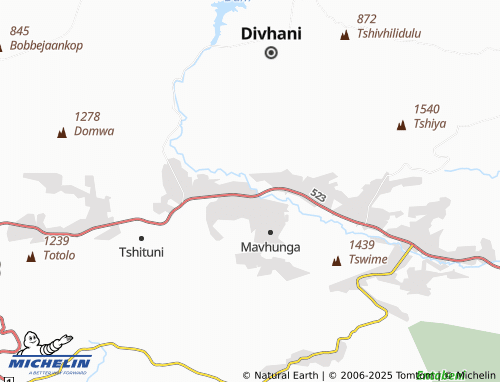 MICHELIN Sokotenda map - ViaMichelin