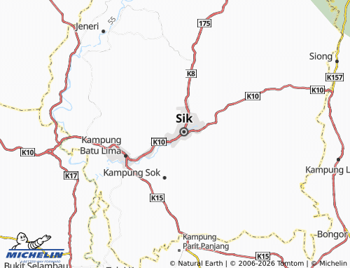 MICHELIN-Landkarte Kampung Sena - ViaMichelin