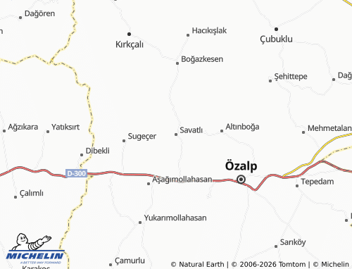 Mappa MICHELIN Savatlı - ViaMichelin