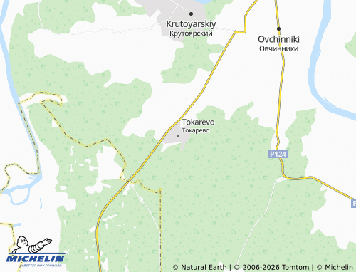 MICHELIN Tokarevo map - ViaMichelin