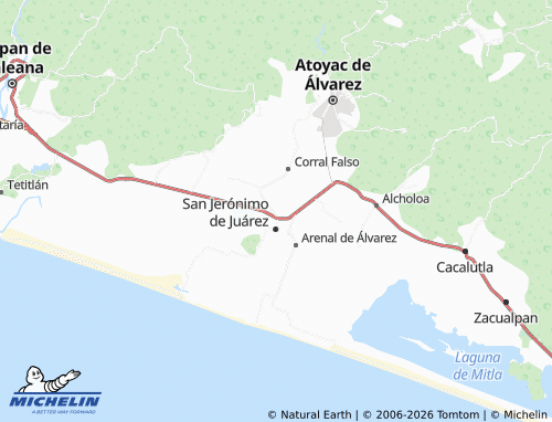 MICHELIN Cerro de Los Monos map - ViaMichelin